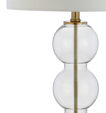 Bella 27" Glass Triple Sphere LED Table Lamp - JONATHAN Y